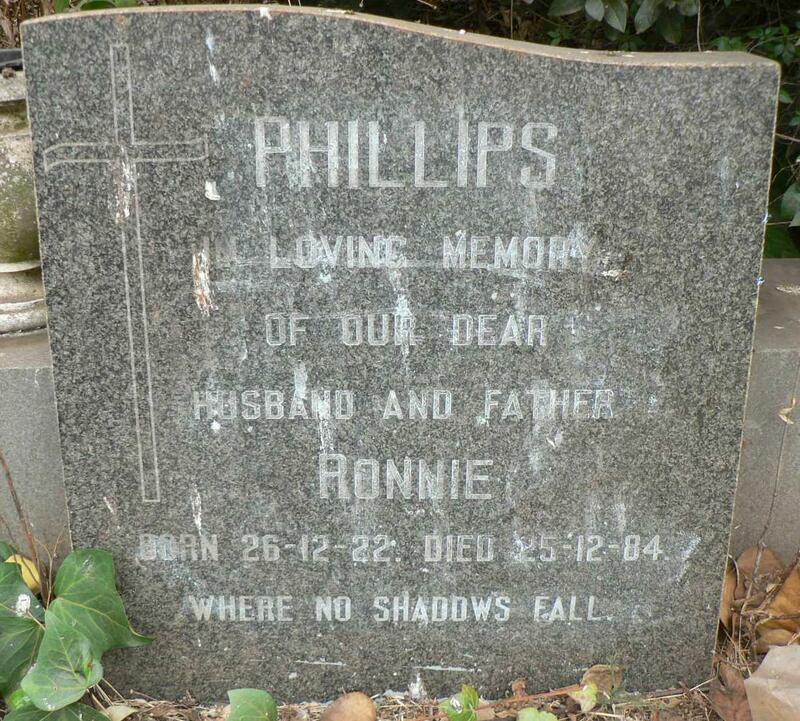 PHILLIPS Ronnie 1922-1984