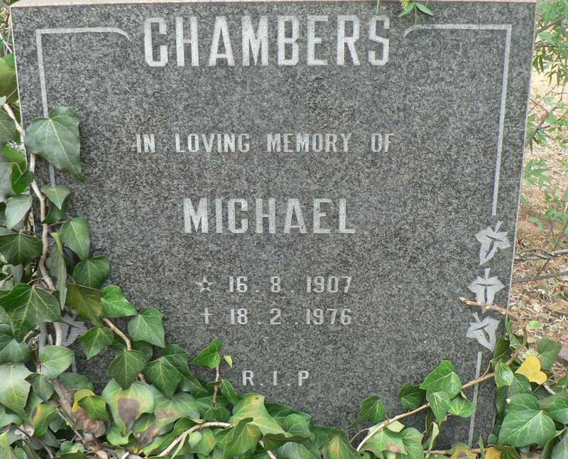 CHAMBERS Michael 1907-1976