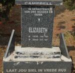 CAMPBELL Elizabeth 1936-2002