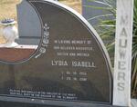 MAUWERS Lydia Isabell 1955-2001