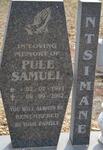 NTSIMANE Paul Samuel 1941-2002