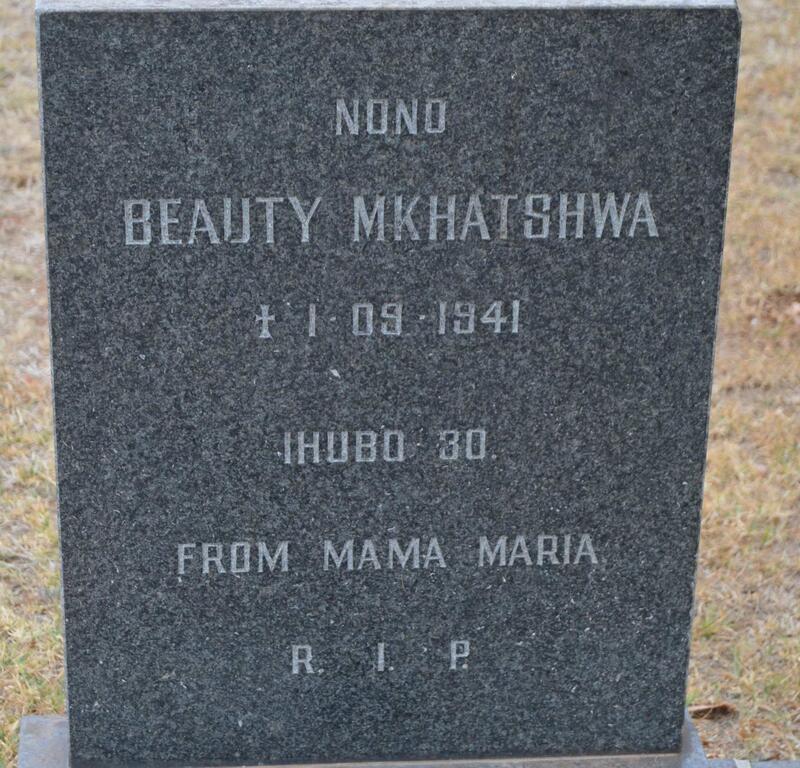MKHATSHWA Beauty -1941