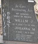 COETZER Willem J. 1929-1982 & Johanna M. 1932-1992