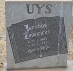 UYS Jacobus Lodewicus 1902-1983