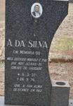 SILVA A., da 1937-1976