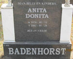 BADENHORST Anita Donita 1974-2002
