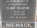 NIEMACK Clint Martin 1963-2001