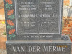 MERWE Hendrik J.P. van der 1944- & A. Catharina E. 1944-2001