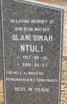 NTULI Dlani Dinah 1917-2001