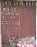 BERG Hester Magrieta Delina, van den 1937-2002