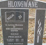 HLONGWANE Gugu Precious 1978-2001