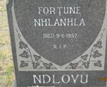 NDLOVU Fortune Nhlanhla -1957