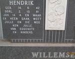 WILLEMSE Hendrik 1942-1981
