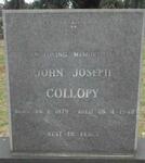 COLLOPY John Joseph 1879-1942