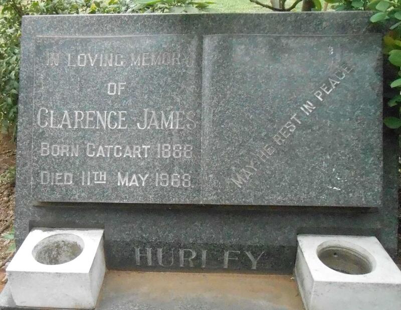 HURLEY Clarence James 1888-1868