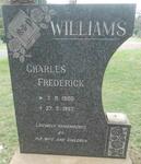 WILLIAMS Charles Frederick 1900-1967