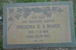 MARX Orgiena S.A. 1919-1937