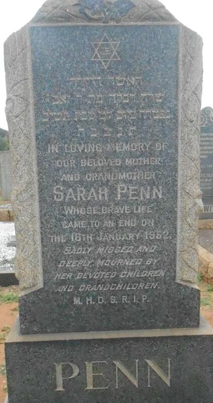 PENN Sarah -1952
