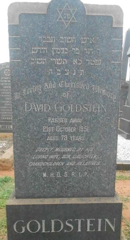 GOLDSTEIN David -1951