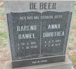BEER Barend Daniel, de 1881-1938 & Anna Dorothea 1883-1974