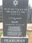 PEARLMAN Mary 1917-1994