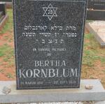 KORNBLUM Bertha 1911-1994