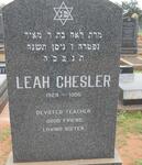 CHESLER Leah 1929-1995