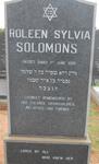 SOLOMONS Roleen Sylvia -1986