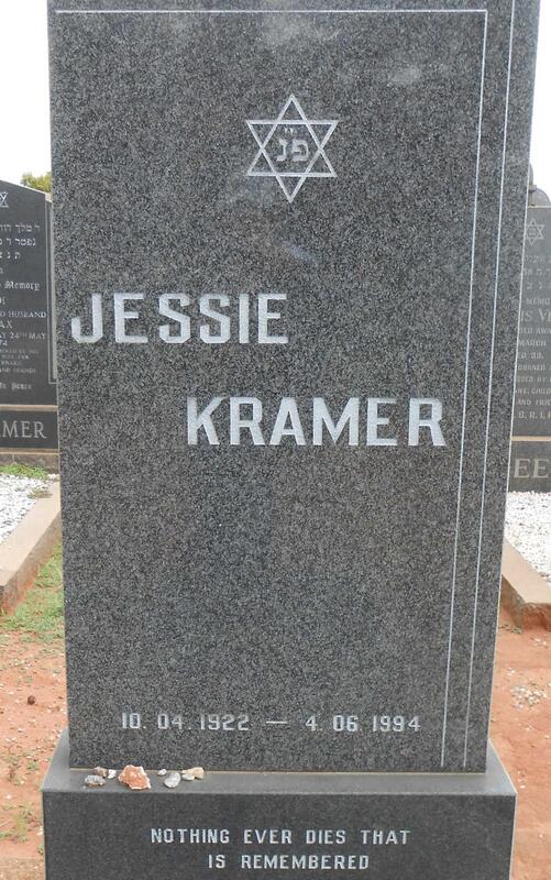 KRAMER Jessie 1922-1994