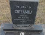 SIDZAMBA Herbert N. 1918-1958