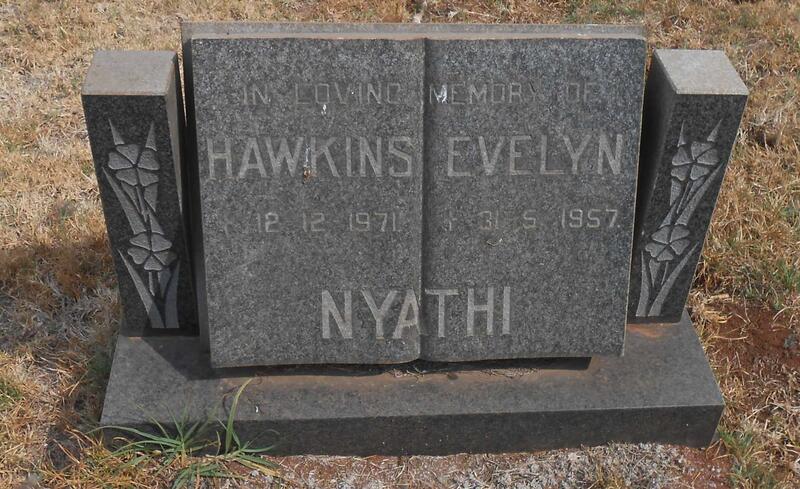 NYATHI Hawkins -1971 :: NYATHI Evelyn -1957