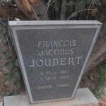 JOUBERT Francois Jacobus 1927-1984