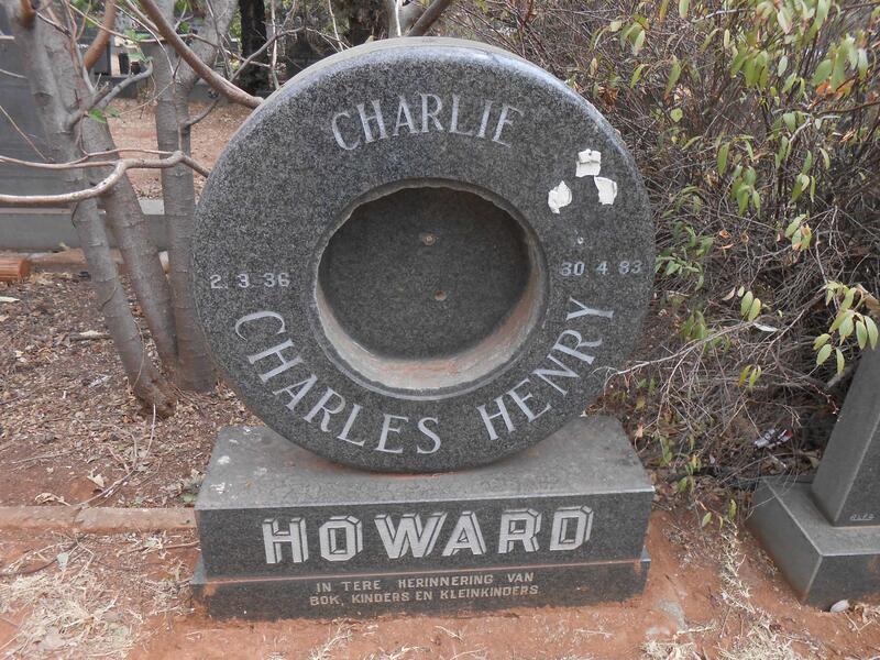 HOWARD Charles Henry 1936-1983