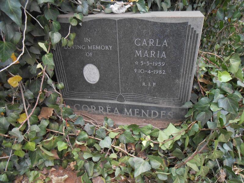 MENDES Carla Maria Correa 1959-1982