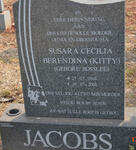 JACOBS Susara Cecilia Berendina nee ROSSLEE 1916-2001