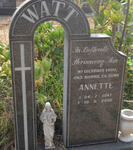 WATT Annette 1947-2002
