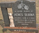 MABOTE Agnes Sebina 1955-1956