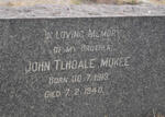 MOKEE John Tlhoale 1913-1940