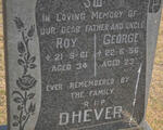 DHEVER Roy -1961 :: DHEVER George -1956