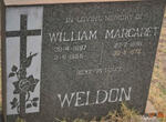 WELDON William 1897-1955 & Margaret 1898-1973