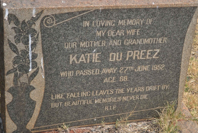 PREEZ Katie, du -1952