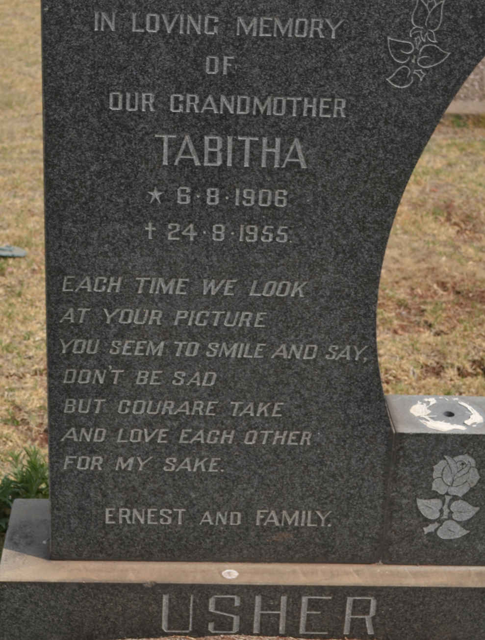 USHER Tabitha 1906-1955