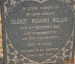 NDLEBE George Mzamo -1952