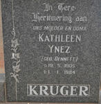 KRUGER Kathleen Ynez nee BENNETT 1905-1984