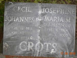 CROTS Cecil Johannes P. 1911-1984 & Josephine Maria M. PRETORIUS 1914-2005