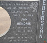 EBERSOHN Jan Hendrik 1910-1984
