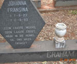 GRAHAM Johanna Fransina 1923-1983