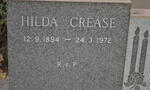 CREASE Hilda 1894-1972
