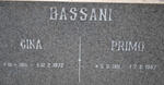 BASSANI Primo 1911-1987 & Gina 1915-1972
