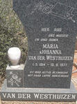 WESTHUIZEN Maria Johanna, van der 1914-1977
